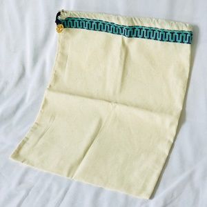 NWOT!  Tori Burch Canvas Dust Bag